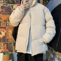 Winterjas Mannen Parka Effen Kleur Mannelijke Ongedwongen Warme Parka Jas 2021 Man Streetwear Hip Hop Parka Paar Katoen Jassen