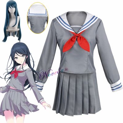 Project Sekai Colorful Stage Feat Hoshino Ichika Azusawa Kohane School Uniform Sailor Outfit Anime Wig Cosplay Costume