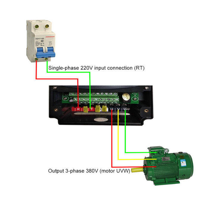 nflixin-9100-1t3-00550g-อินเวอร์เตอร์เฟสเดียว-220v-ถึง-3-เฟส-380v-มอเตอร์คอนโทรลเลอร์-5-5kw