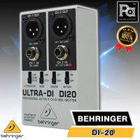 +สินค้าของแท้ ประกันบูเซ่+ BEHRINGER DI20 2 Channel DI-BOX ดีไอบอกซ์ แบบ 2 แชลแนล สเตอริโอ DI 20 DI-20 ลดเสียงจีฮัม แปลงสัญญาณเป็น Balance DI BOX PA SOUND CENTER