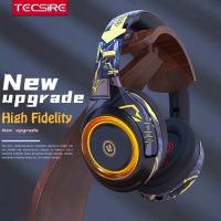 【YD】 Bluetooth Headphone Headset Over The Ear Fidelity Bass Stereo Detachable Microphone