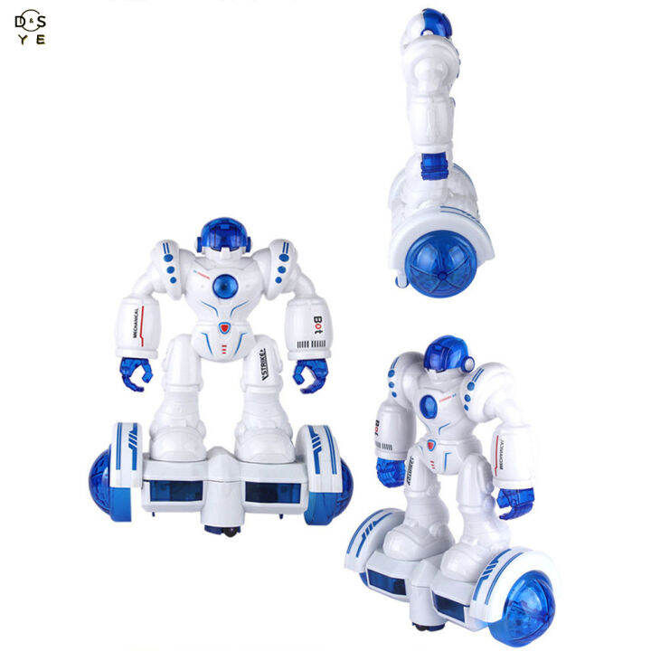 dsye-robocop-หุ่นยนต์เดินเต้นรำของเล่นเด็กดนตรีดนตรีและไฟแอลอีดีสีสดใส