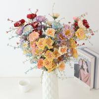 【DT】 hot  Artificial Flower Simulation Flower Non-fading Long Lasting Create Atmosphere Easy Care Fine Workmanship Vase Decoration Eye-cat