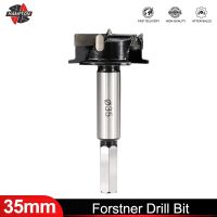 【DT】hot！ Forstner Bit 35mm 3 Flute Wood Auger Cutter Woodworking Hole Saw Tools Tungsten Carbide