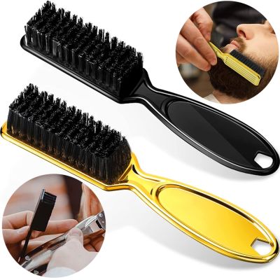 【CC】 1PCS Small Beard Shave Neck Hair Remove Cleaning Comb Soft Hairdressing Styling Accessories