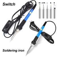 Electric Soldering Iron Adjustable Temperature Switch 60W EUR/US 220V 110V Welding Solder Repair Tools 900M