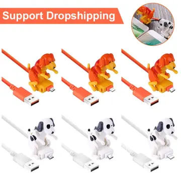 FUNNY HUMPING DOG Fast Charger Cable for iPhone Type C Micro USB