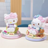 ตุ๊กตาขยับแขนขาได้ S Sanrio ของแท้ชุดของเล่นกล่องทึบของเล่นวันธรรมดาสไตล์ฮัลโหลคิตตี้,ชุดของเล่นอนิเมะคอลเลกชั่นตุ๊กตาขยับแขนขาได้ของขวัญสำหรับเด็ก