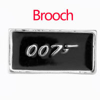 【Chat-support】 Amamia mall SG 1ชุดแฟชั่นภาพยนตร์007กระดุมข้อมือแบบฝรั่งเศสตัวอักษร James Bond 007คลิปกระดุมข้อมือสำหรับผู้ชายของขวัญงานแต่งงานเครื่องประดับ