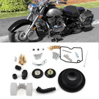 รถจักรยานยนต์คาร์บูเรเตอร์ Rebuild Kit Fix Repair Parts Fit สำหรับ Kawasaki Vulcan VN800/VN400