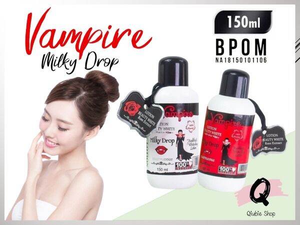 Handbody Lotion Vampire Milky Drop White Lotion Original Ukuran 150 Ml