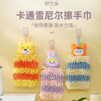 ขายในสต็อกใหม่ผ้าขนหนูเช็ดมือแบบแขวน Chenille สองด้านหนาพิเศษดูดซับแห้งเร็วไม่หลุดร่วงผ้าขนหนูเช็ดมือห้องน้ำ