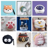 Soft Silicone Earphone Case For Lenovo LP5 TWS Wireless Headphone 3D Cute Cartoon Anime Earbuds Protective Cover Box Accessories Wireless Earbud Cases