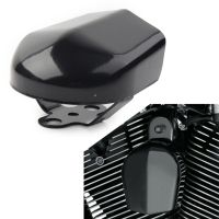 Motorcycle Horn Cover For Harley Tou Road King Glide Street FLHR FLHX 1993-2018 Gloss Black Metal