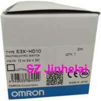 สวิตช์เซ็นเซอร์โฟโตอิเล็กทริกของแท้ E3X-HD10ของ OMRON เครื่องขยายเสียงใยแก้วนำแสง2M