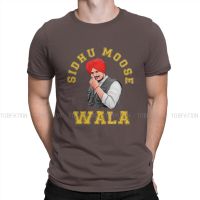 Handsome Tshirt Sidhu Moose Wala Indian Rapper Pure Cotton Basic T Shirt Mans Clothes Individuality Gildan