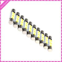 CUTICATE 10ชิ้น3-SMD 5050ไฟกระจกส่องหน้า8มม. กระบังหน้า