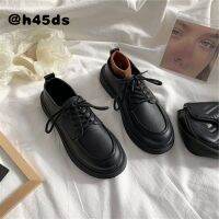 Womens Shoes 2022 New Thin New Summer Single Shoes Flat Small Leather Shoes Womens Round Head Korean Version All-match R British Style