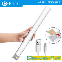 Brifit เซ็นเซอร์ตรวจจับการเคลื่อนไหว40ซม.Led ไฟกลางคืนไฟ Led เปลี่ยนสีได้โคมไฟที่น่าหลงใหล Wall Light สำหรับในร่มตู้เสื้อผ้าห้องครัวห้องน้ำ