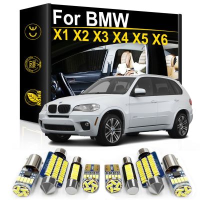 ✟❉ For BMW X1 E84 F48 X2 F39 X3 E83 F25 X4 F26 X5 E53 E70 F15 F85 X6 E71 E72 Accessories Car Interior Lights LED Canbus Lamp Kit