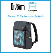 Divoom Pixoo back, backpack M, balo chạy chữ Led, balo có màn hình Led
