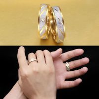 Jewelry Zirconia finger Ring For Couples Engagement Wedding Love Rings For Womens Jewelery Mens Finger-Ring Stainless Steel
