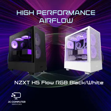 NZXT H5 Flow RGB Black Chassi