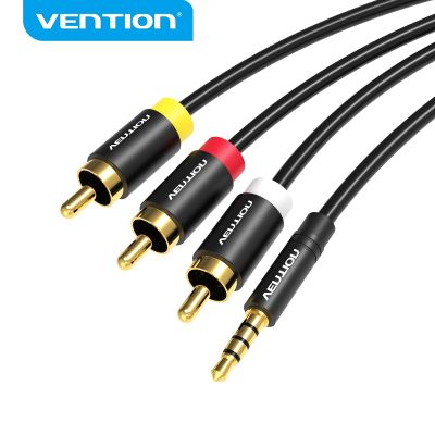 Vention Jack 3.5mm to 3RCA Cable 3.5mm Jack Male to 3 RCA Male AUX Audio Splitter for Speaker TV Box Stereo Aux Cable 2.5 to RCA
