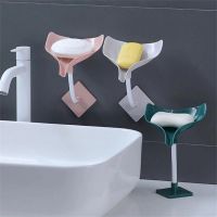 ⊕┋ Punch-free Soap Holder Creative PP Material Wall-mounted Drain Soap Box Household Toilet Soap Container Bathroom Accessories