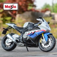 รถ1:12หล่อ Misto BMW S 1000 RR รถของเล่นแบบจำลองรถมอเตอร์ไซค์