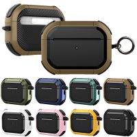 【CC】 Airpods 2 Shockproof Accessories With Keychain Armor Earphone Cases Headphone Cover Air Pods 1 3