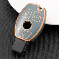 ☼卍☈ New TPU Car Remote Key Case Cover Fob For Mercedes Benz CLA GLC GLA GLK W203 W210 W211 W204 W176 A B C R Class AMG Accessories