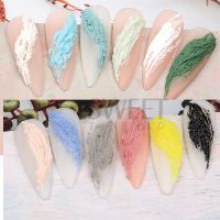 【CW】 12 Colors Gel Plaster Set Matte Texture Effect Gypsum Engraved SWS44