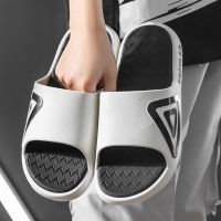 COD ๑▦✱ The Outline Shop27dgsd6gfd ●◊❄Korean fashion big size slippers men s summer outdoor wear thick-soled shoes wear-resistant indoor non-slip household foot feces sense of flip-flop