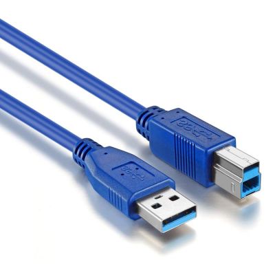 Usb3.0 Printer Cable A Male B Male Printer HDD-BOX CD-ROM Usb3.0 Data Line Wire A to B Male USB 3.0 USB3 Print Cable Wires  Leads Adapters