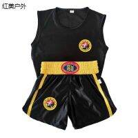 ▪卍◐ Sanda dragon fight under muay Thai boxing sanda clothes pants male children less training martial arts performance clothing