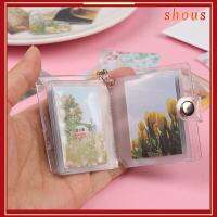 SHOUS 1PC เครื่องเขียนใบเสร็จรับเงิน เครื่องประดับ แบบพกพา อุปกรณ์เสริม 2 นิ้ว สำหรับการ์ดรูปถ่าย Mini Photo Albums ที่ใส่รูปถ่าย