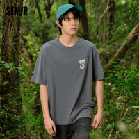 แขนสั้นเสื้อยืด Semir สำหรับใหม่ผู้ชายเย็นชุดคู่รักสำหรับฤดูร้อน2023