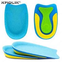 Silicone Gel Insoles For Heel Spur Plantar Fasciitis Insoles Shock Absorption Comfortable Shoe Insoles Gel Soft Heel Cup Insert