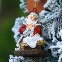 Santa Decoration Christmas Tree Decoration Christmas Resin Crafts Santa Claus Ornaments Happy New Year Gift