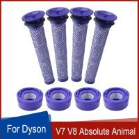 HEPA ตัวกรองโพสต์และแผ่นกรองขั้นต้นชุดอะไหล่ทดแทนสำหรับ Dyson V8 V7หัวมอเตอร์สำหรับสัตว์แน่นอนชิ้นส่วนอะไหล่เครื่องดูดฝุ่นไร้สาย Shionize