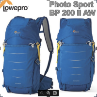 กระเป๋ากล้อง Photo Sport BP 200 AW II Lowepro blue กันน้ำ ประกันศูนย์ 1 ปี