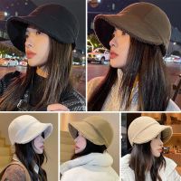 OKDEALS หมวกแก็ปขนสัตว์แกะ Topi Bucket หมวกเบสบอล,หมวกแก๊ปหมวกแก๊ปหมวกแก๊ปฤดูใบไม้ร่วงฤดูหนาว