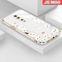 เคส JIUMOO สำหรับ Xiaomi Mi 9T Pro Redmi K20 Pro เคสการ์ตูนน่ารักดีไซน์ใหม่แมวแฟชั่นบางหรูหราลายชุบเคสเคสมือถือกันกระแทกคลุมทั้งหมดป้องกันเลนส์กล้องเคสนิ่ม