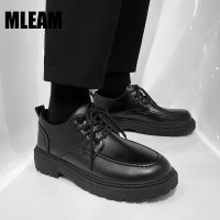 Men Cool Business Leather Shoes Fashion Round Toe Ankle Boots Dress Office Short Boots Mens Casual Work Shoes Size 39-44