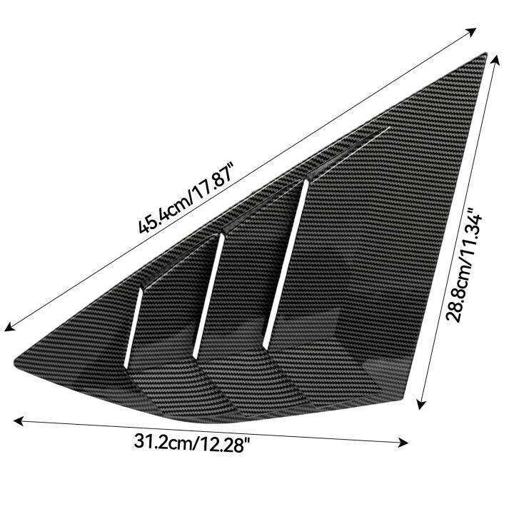 คาร์บอนไฟเบอร์รถด้านหลังผ้าม่านหน้าต่างด้านข้าง-tuyere-louvers-vent-สำหรับ-ford-focus-st-rs-mk3-2012-18-hatchback-สไตล์อุปกรณ์เสริม