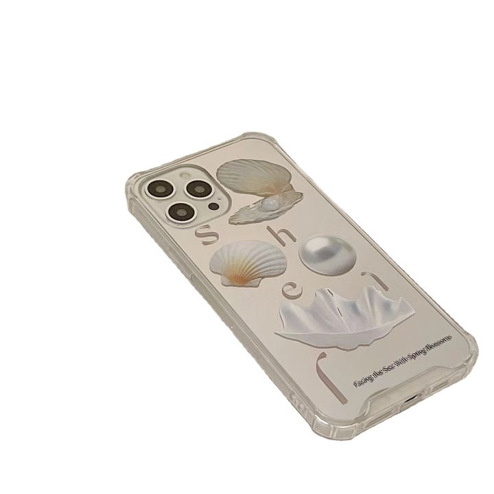 กรณีโทรศัพท์มือถือสำหรับ-iphone13-เปลือกหอยกระจกโทรศัพท์มือถือสำหรับ-iphone12promax-ขาตั้งโทรศัพท์มุกสเตอริโอสำหรับ-iphone11pro-โทรศัพท์มือถือที่ทันสมัยสำหรับ-iphonex-xs