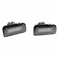 Canbus ป้ายทะเบียนรถ LED สีขาวสำหรับ Mercedes Benz E-Class S211 W211 CLS-Class W219 C-Class S203 SLK-Class R171