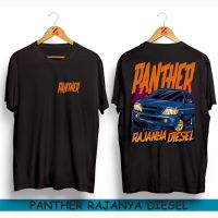 New Fashion Mens Womens DISTRO T-ShirtPANTHER Car CLUB T-Shirt DIESEL BLUE 2023