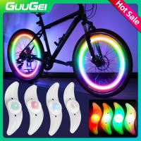 GUUGEI Willow Shape LED Bicycle Wheel Spoke Light Waterproof Bike LED Wheel Cycling Bicycle Accessories Lamp Cycling Light